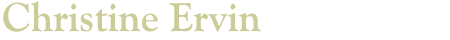 Christine Ervin